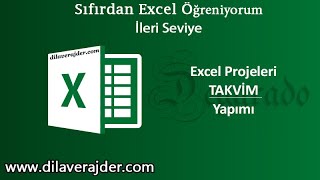 Excelde 30 Yıllık Takvim Oluşturma - Birden Çok Fonksiyon Kullanarak Takvim Yapımı - Excel Örnekleri