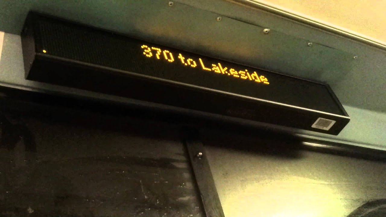 370 to Lakeside (double deck Arriva) - YouTube