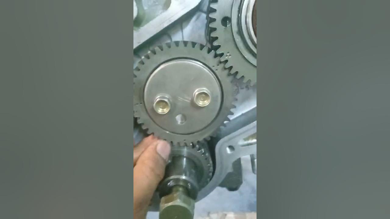 part 3 4ja1 gear timing procedure YouTube