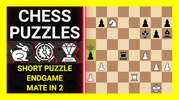 Chess Puzzles to Practice. Themes: Short puzzle, Endgame, Mate in 2. Learn Chess
