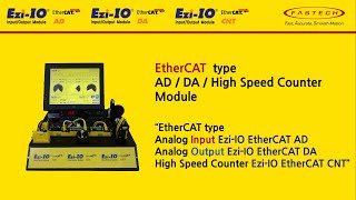 126  231213 Ezi IO EtherCAT AD, DA, CNT Analog IO and High Speed Counter Total Demo ENG