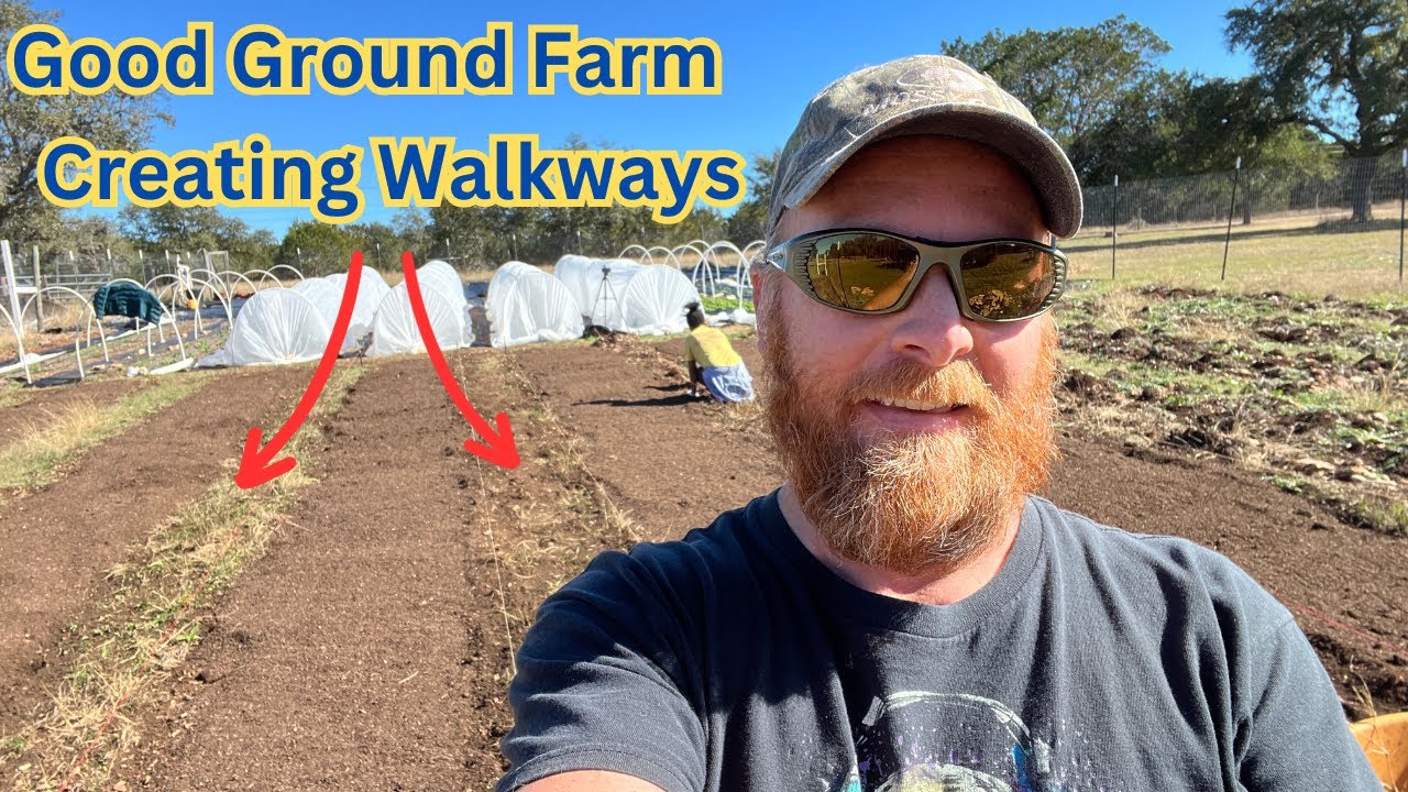 Creating Walkways Between Garden Beds YouTube