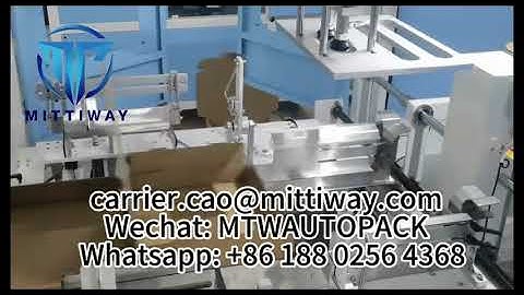 Tray Former Box Folding Machine #machine #packagingmachine