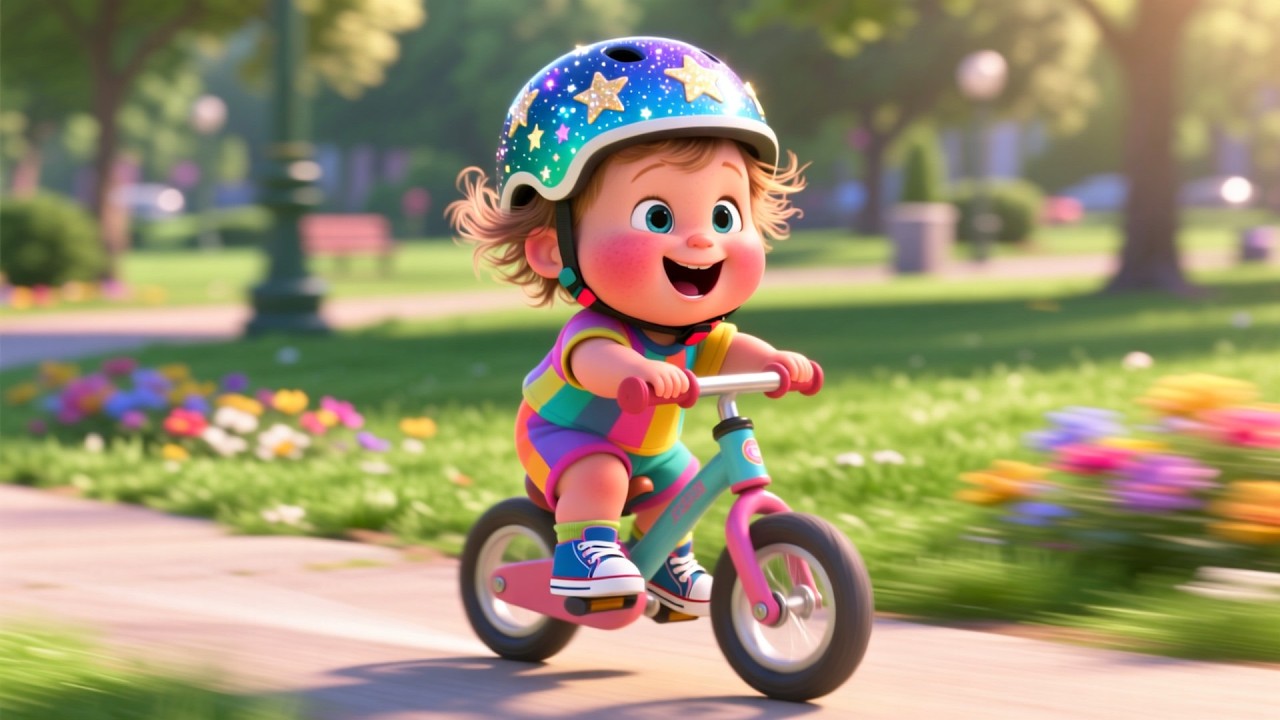 Zoom Zoom Bike Fun 🚴‍♂️💨 | Fun Learning Ride for Kids | Toddler Adventure Song