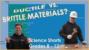 Ductile Vs. Brittle Materials︱Science Shorts for Grades 8-12︱Bend, Stretch, or Snap Explained!