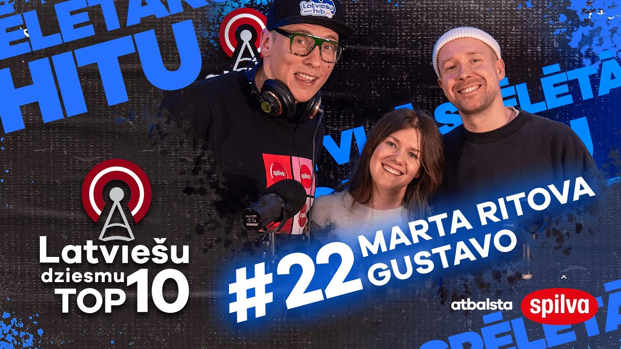 Marta Ritova Latviešu dziesmu Top10 I E22 I Marta Ritova & Gustavo - YouTube