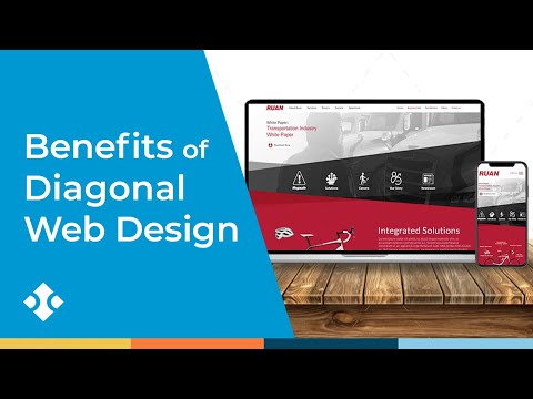 Web Design Trends - Diagonal Design