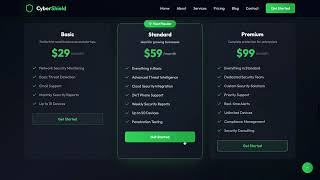 React JS Cyber Security Website Template 🔐 | Full Demo & Features