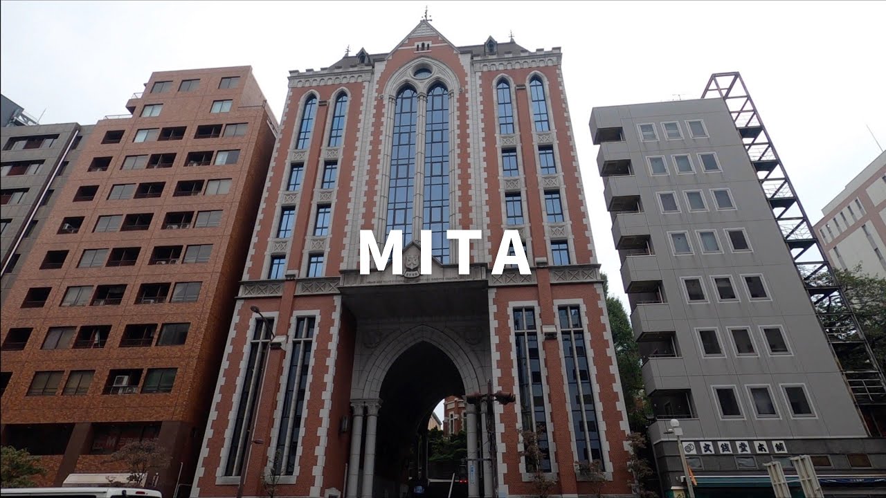 4K】三田、赤羽橋を散歩（2022年11月）／慶應義塾大学、東京