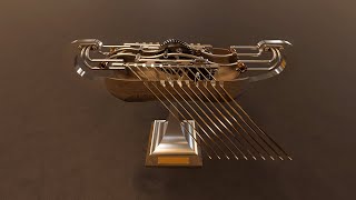 Cosmographic Voyager Kinetic Sculpture Simulation