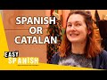 Do people in barcelona speak more spanish or catalan  easy spanish 256