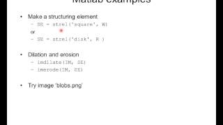 EENG 510 - Lecture 10-2 Morphological Processing