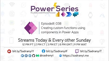 Power Series #038: Creating custom functions using components in Power Apps