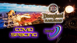 Full 360 Pov4K Disneyland Railroad - Tomorrowland Station To Main Street Usa Via Primeval World