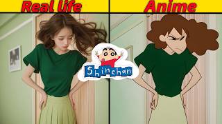 Shinchan Anime Characters in Real Life