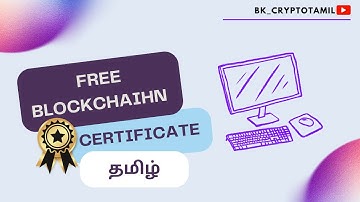 How to get Free Blockchain certificate Course --- (Explained in தமிழ்)  -- Basic Foundation -- #btc