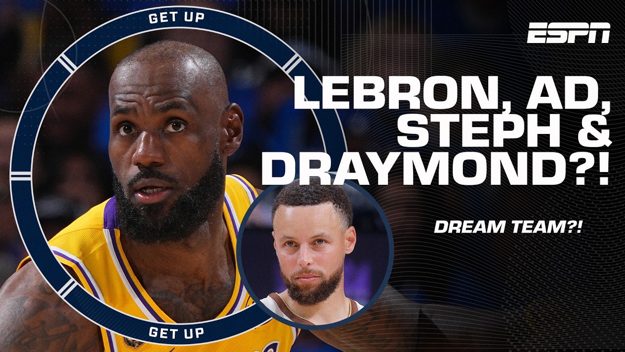 Warriors eyeing LeBron James & Anthony Davis to team up w/ Steph & Draymond?! | Get Up