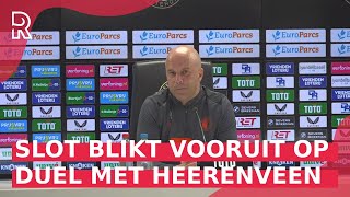 Arne Slot trots op middenvelder Feyenoord: 'Hij heeft alles aangegrepen om beter te worden'