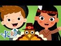 Thanksgiving story for kids  the first thanksgiving cartoon for children  kids academy