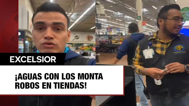 ¡Aguas con los monta robos en tiendas! VIDEO los evidencia