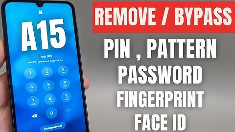 Samsung Galaxy A15 5G - Reset PIN ,Password / Forgotten Pattern Screen Lock/ Fingerprint Face Unlock