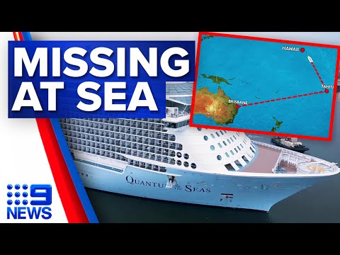 Grave fears for man missing overboard cruise ship | 9 news australia
