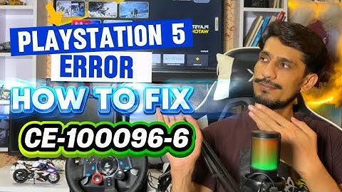 How To Fix PS5 Error Code CE-100096-6  There was a problem loading the application 
