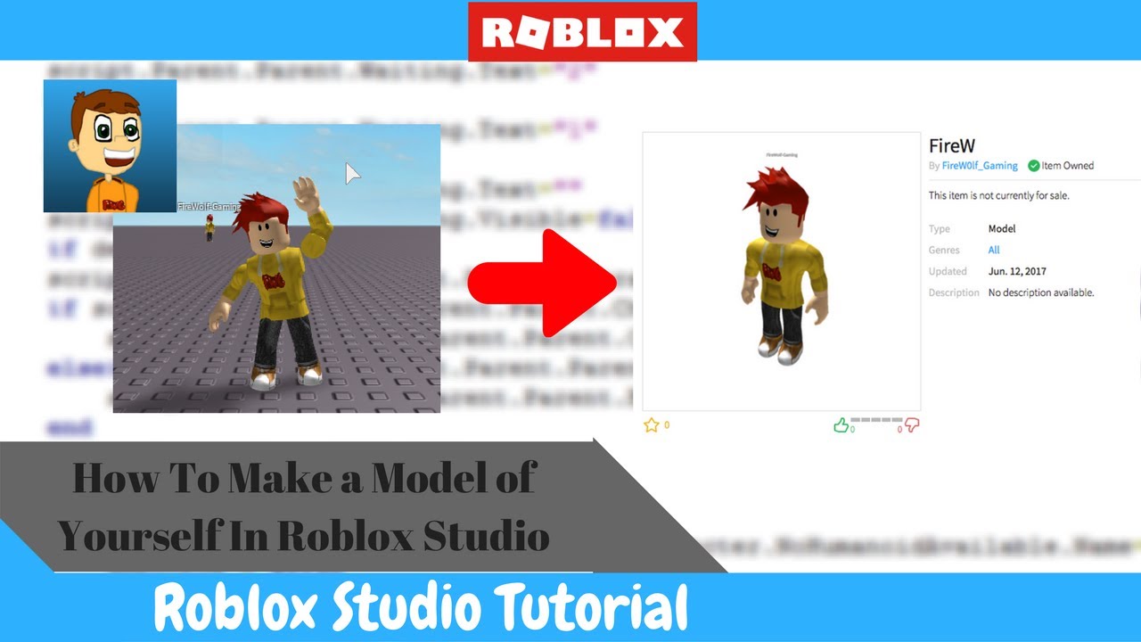 How To Make A Roblox Model Of Yourself 2019