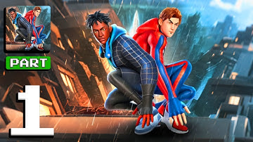 Spider Rope Hero: Hero Wars - Gameplay Walkthrough Part 1 - Tutorial (iOS, Android)