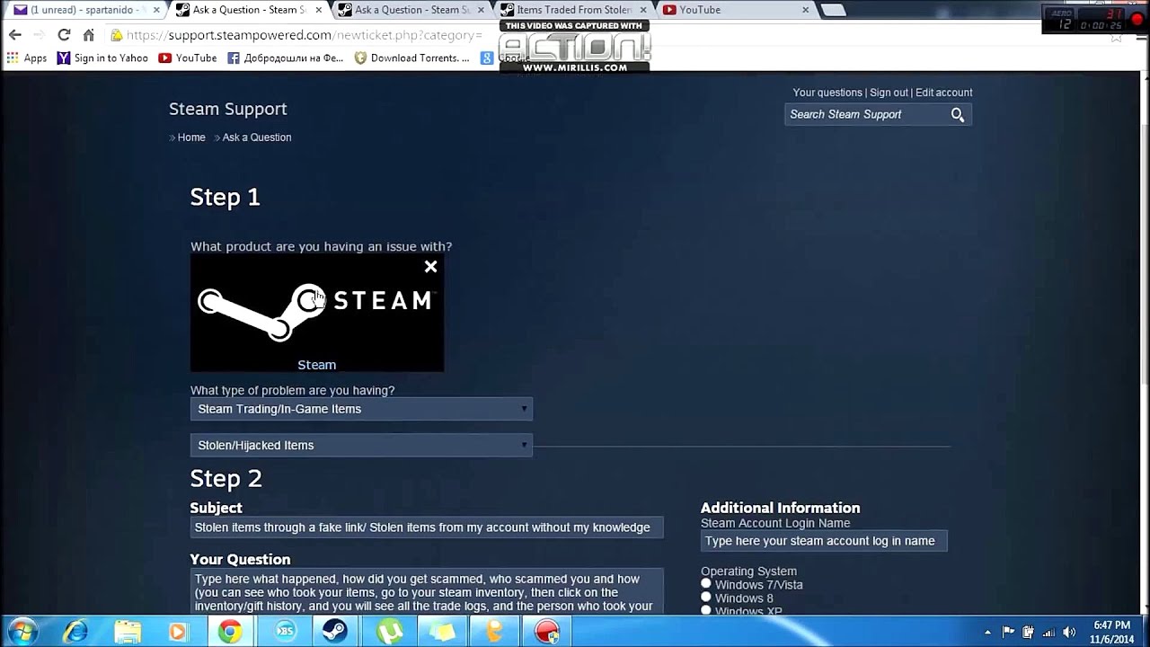 Dota 2 How To Make A Steam Ticket - Youtube