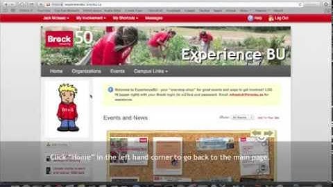 ExperienceBU - a "how-to" demonstration