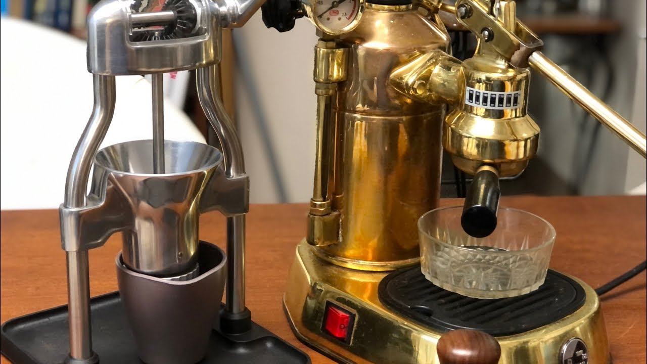 La Pavoni Pro and ROK Espresso Grinder 