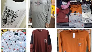 2025/11/23原DOUBLE STP超大尺碼美式男裝店〔貨櫃倉庫〕感謝前門市店客B4706劉小姐，二次晚上至倉庫挑選消費進口秋天薄款，秋冬中等厚度高優質彈力棉類，超大尺碼圓領長袖T恤59～62胸