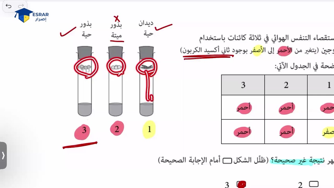 مراجعة للاختبار القصير الأول في مادة العلوم  للصف الثامن الفصل الدراسي الثاني أ.نايف العلوي