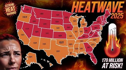 Scorching HeatWave 2025:What 170 Million Americans Need to Know!#HeatWave2025 #ExtremeHeat#USWeather