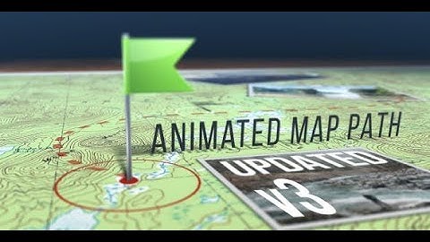 Animated Map Path v.3 | After Effects template | envato elements