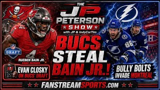Bucs Steal Rueben Bain! | Evan Closky &amp; Charlie Strong Talk Bucs Draft | Lightning Invade Montreal