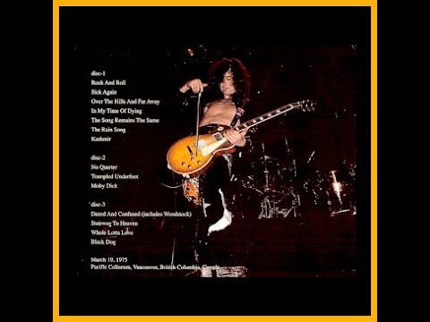 Led Zeppelin - Snow Jobs 1975 (Complete Bootleg - Part 1) - YouTube