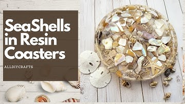 Resin Seashell Coasters Resin Art