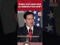 Marco Rubio Opens Up On America’s Changing Immigration Policy In Major Remarks #shorts