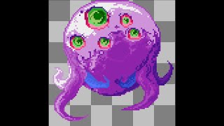 Alien plant sprite and animation made in asprite