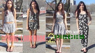 STYLING SPRING: Black & White 2 Pieces Lookbook