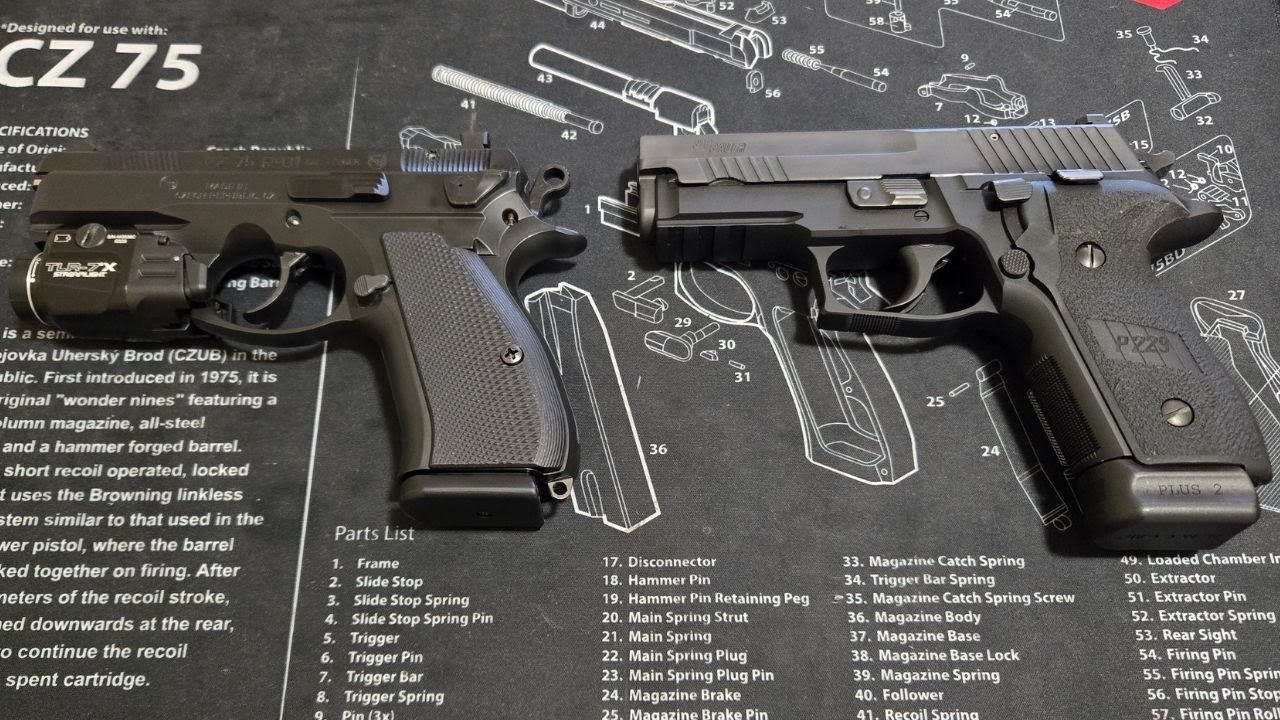 CZ 75 P-01 VS Sig Sauer P229 Elite - YouTube