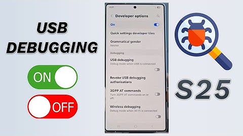 🔌 Enable or Disable USB Debugging! (Galaxy S25/S25+/Ultra) 🛠️