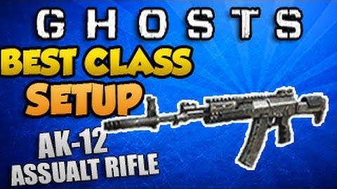 Call Of Duty: Ghosts - Best AK-12 Class Setup Guide! - (COD Ghost Multiplayer)