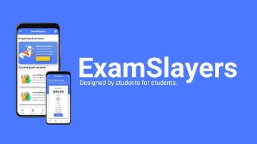 ExamSlayers Education app - study notes, past papers and tutoring.