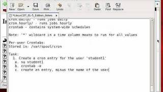 Redhat Enterprise linux 5 Cron-Part2