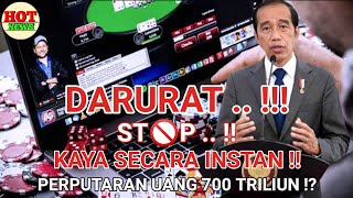 Indonesia Darurat Judi Online !! Perputaran Uang Mencapai 700 Triliun