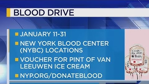 Get free Van Leeuwen ice cream for donating blood