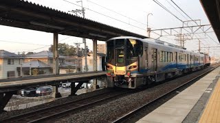 【あいの風とやま鉄道向け‼️】521系1000番台（AK20編成）甲種輸送　栗東駅通過